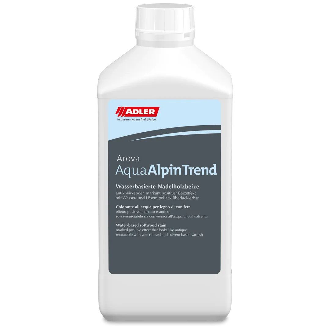 Arova Aqua-Alpin Trend Бейц на водній основі для хвойних порід з ефектом старіння і вираженим...
