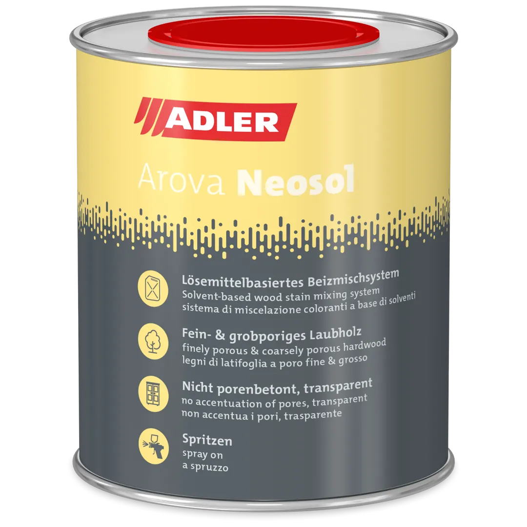 Arova Neosol Система змішування бейців на основі розчинника для твердих порід деревини для...