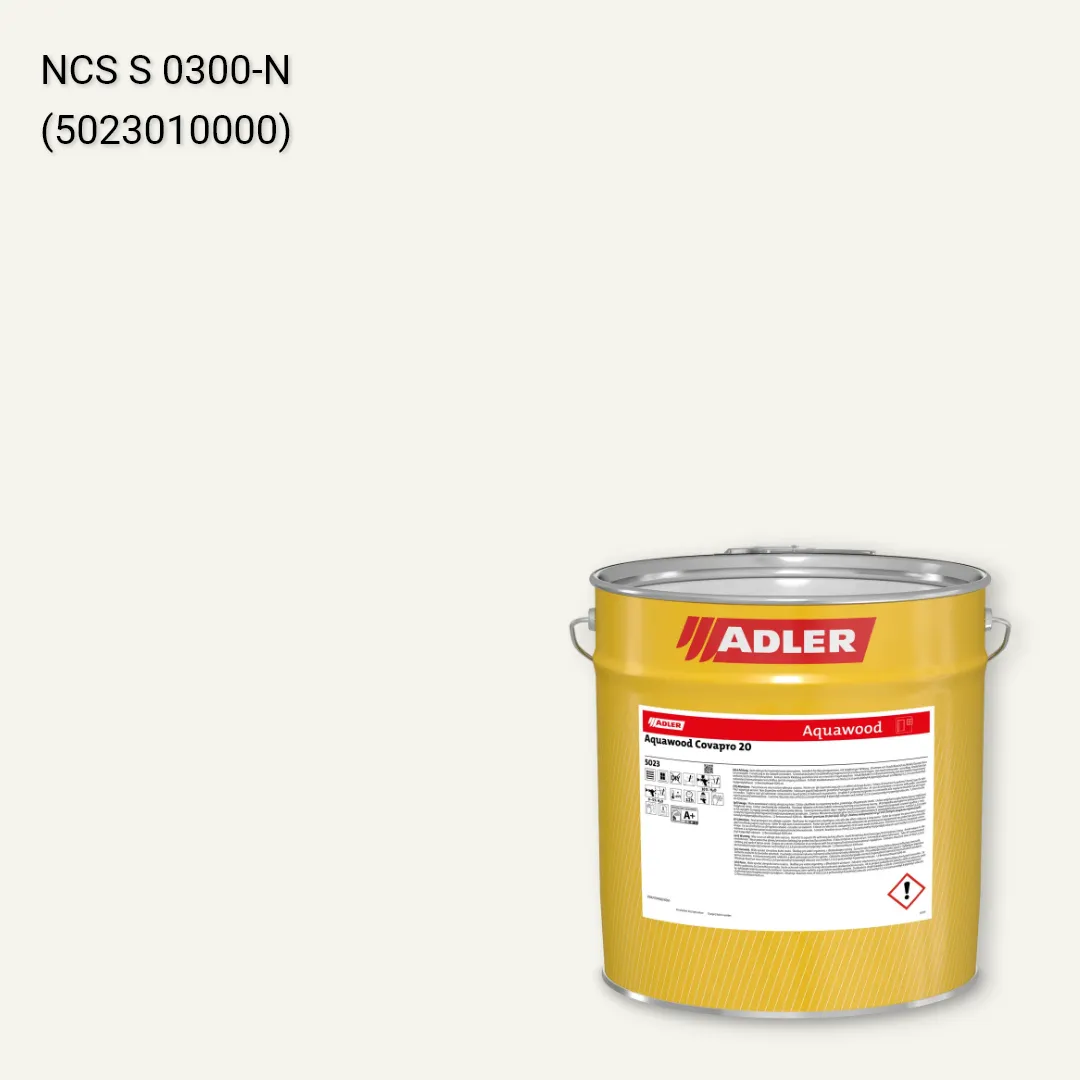 Фарба для вікон Aquawood Covapro 20 колір NCS S 0300-N, Adler NCS S