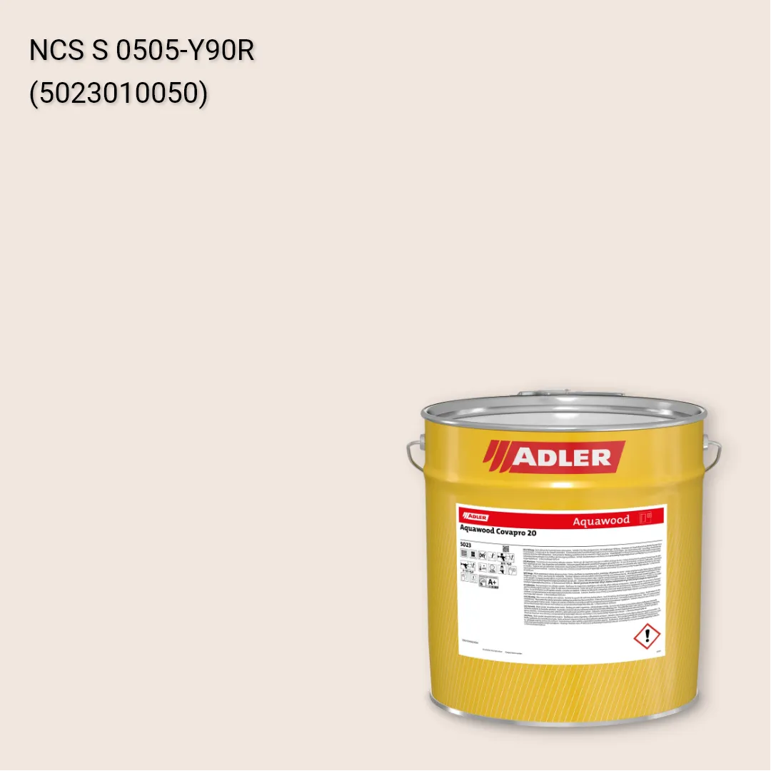 Фарба для вікон Aquawood Covapro 20 колір NCS S 0505-Y90R, Adler NCS S