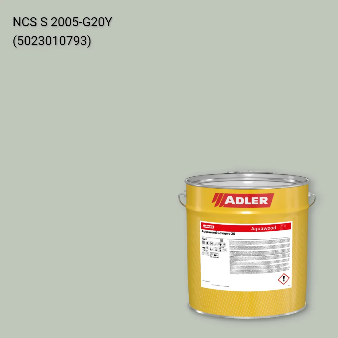 Фарба для вікон Aquawood Covapro 20 колір NCS S 2005-G20Y, Adler NCS S