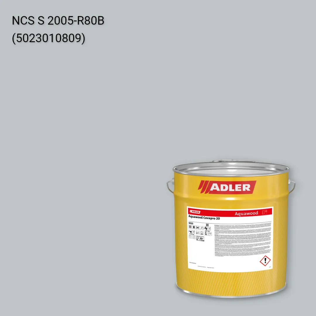 Фарба для вікон Aquawood Covapro 20 колір NCS S 2005-R80B, Adler NCS S