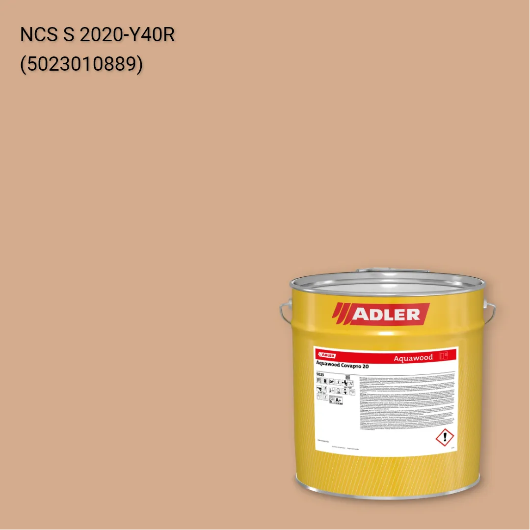Фарба для вікон Aquawood Covapro 20 колір NCS S 2020-Y40R, Adler NCS S Фарба для вікон Aquawood Covapro 20 колір NCS S 2020-Y40R, Adler NCS S