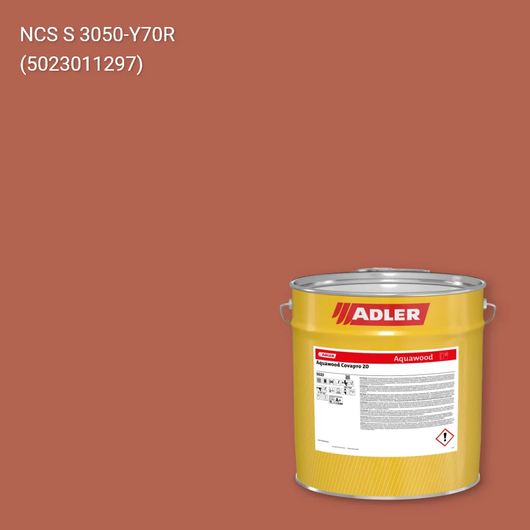 Фарба для вікон Aquawood Covapro 20 колір NCS S 3050-Y70R, Adler NCS S