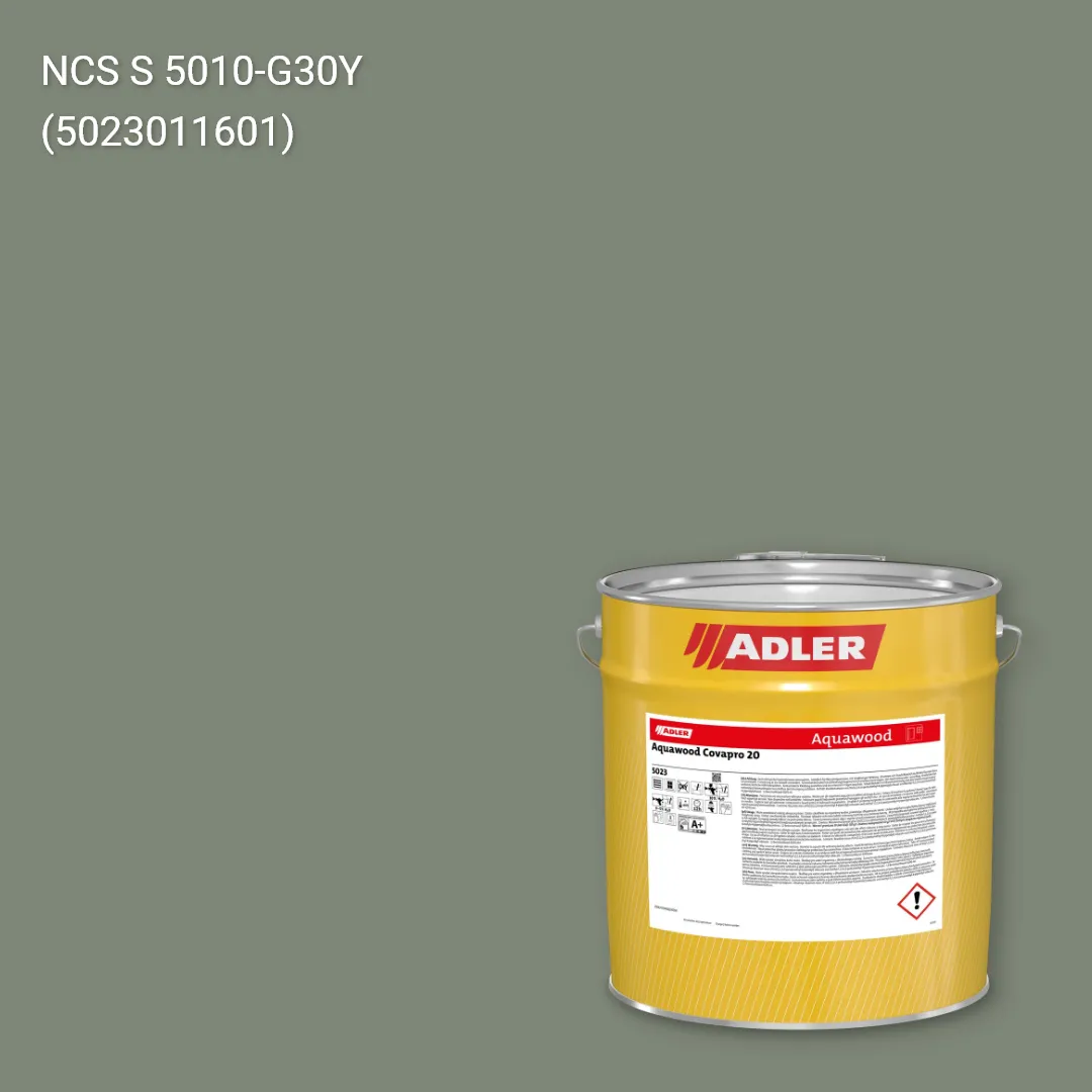 Фарба для вікон Aquawood Covapro 20 колір NCS S 5010-G30Y, Adler NCS S Фарба для вікон Aquawood Covapro 20 колір NCS S 5010-G30Y, Adler NCS S