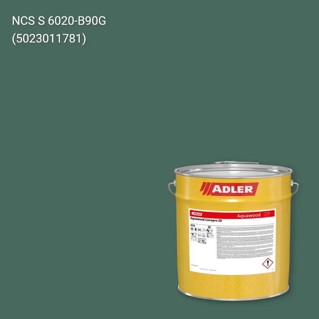 Фарба для вікон Aquawood Covapro 20 колір NCS S 6020-B90G, Adler NCS S