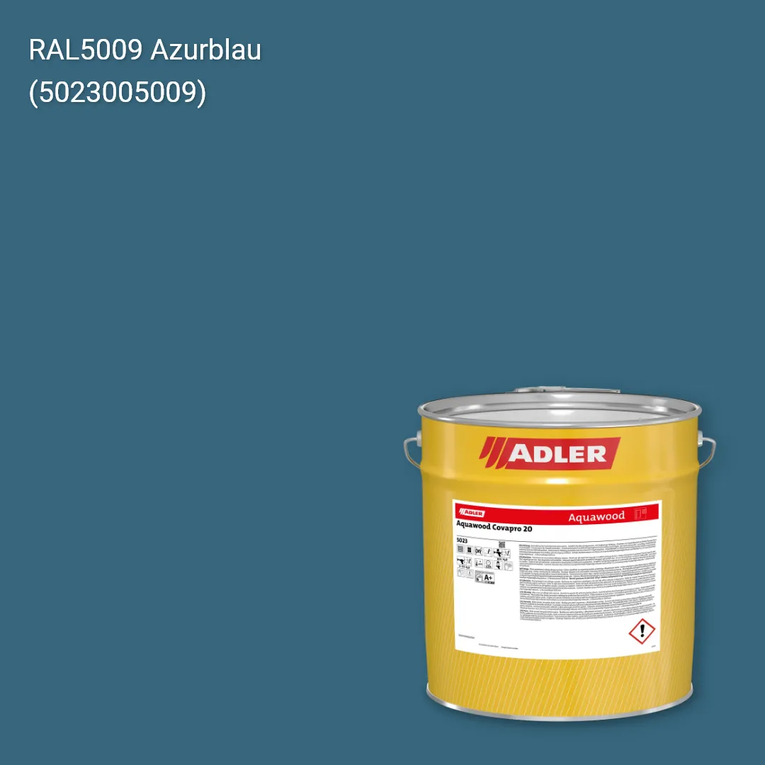 Фарба для вікон Aquawood Covapro 20 колір RAL 5009, Adler RAL 192