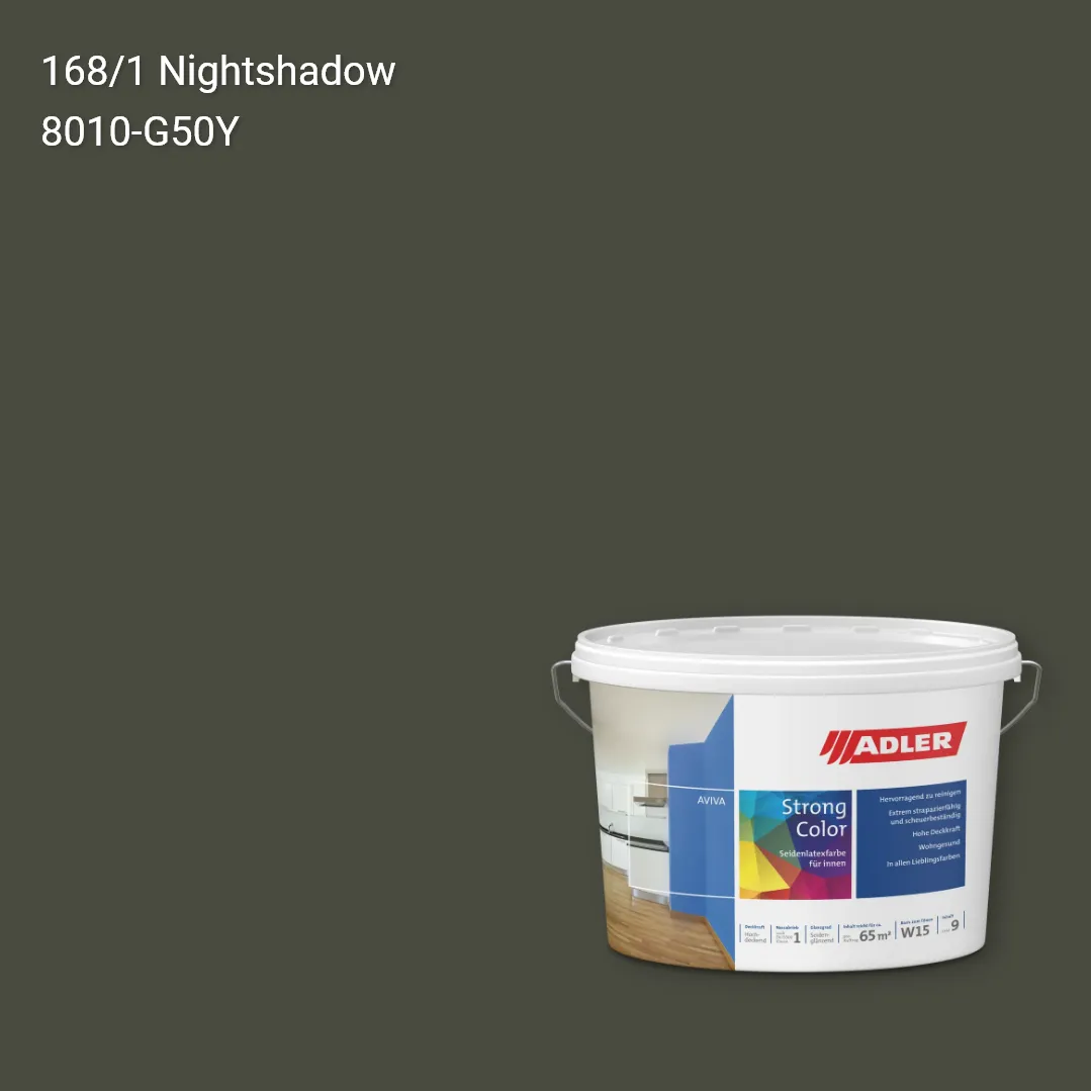 Інтер'єрна фарба Aviva Strong-Color колір C12 168/1, Adler Color 1200