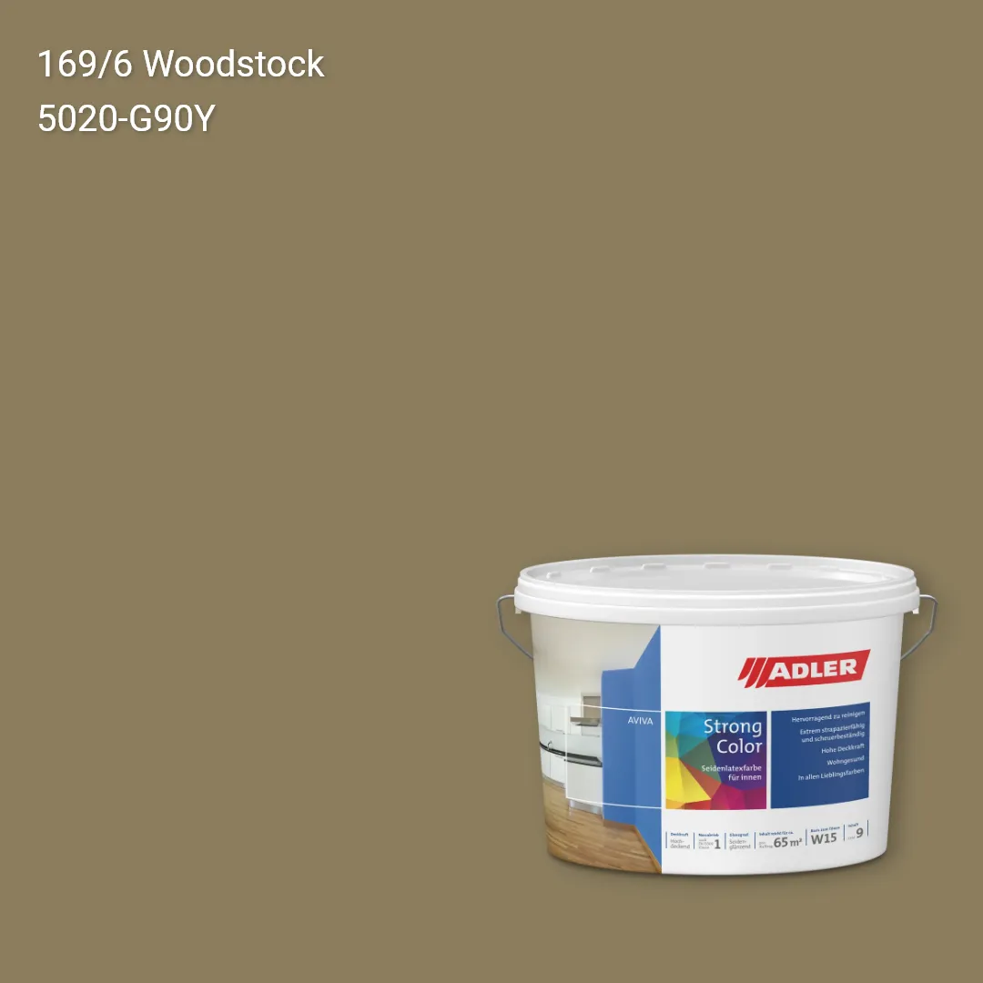 Інтер'єрна фарба Aviva Strong-Color колір C12 169/6, Adler Color 1200