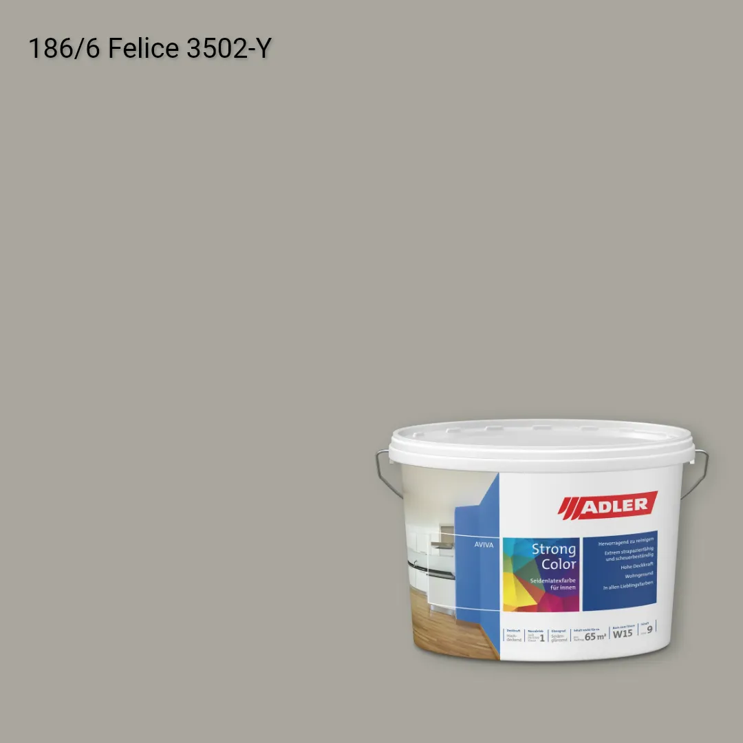 Інтер'єрна фарба Aviva Strong-Color колір C12 186/6, Adler Color 1200
