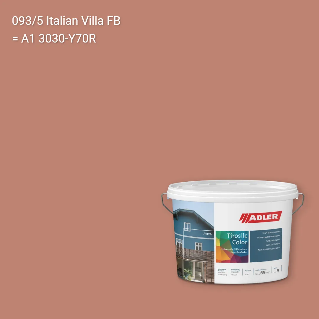 Фасадна фарба Aviva Tirosilc-Color колір C12 093/5, Adler Color 1200