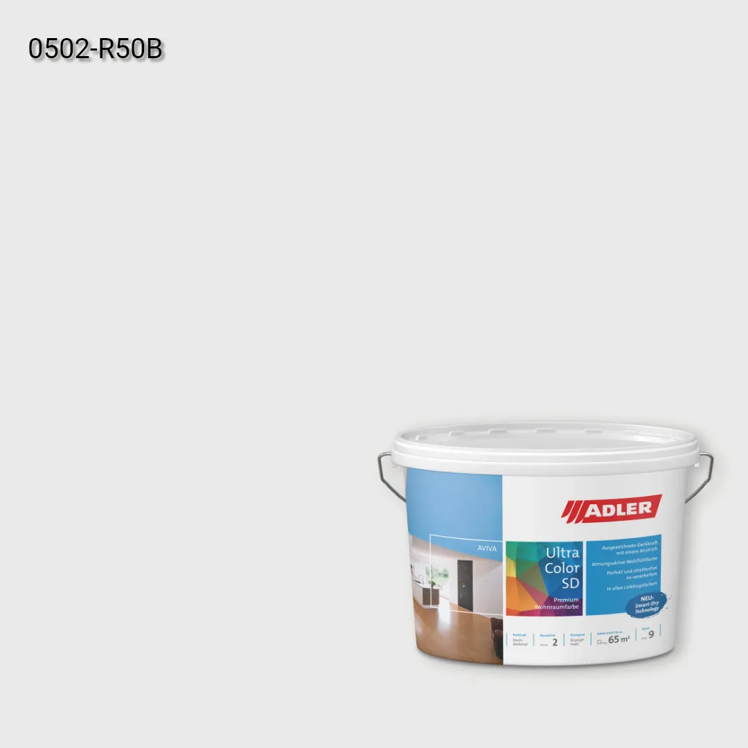 Інтер'єрна фарба Aviva Ultra-Color SD колір NCS S 0502-R50B, Adler NCS S