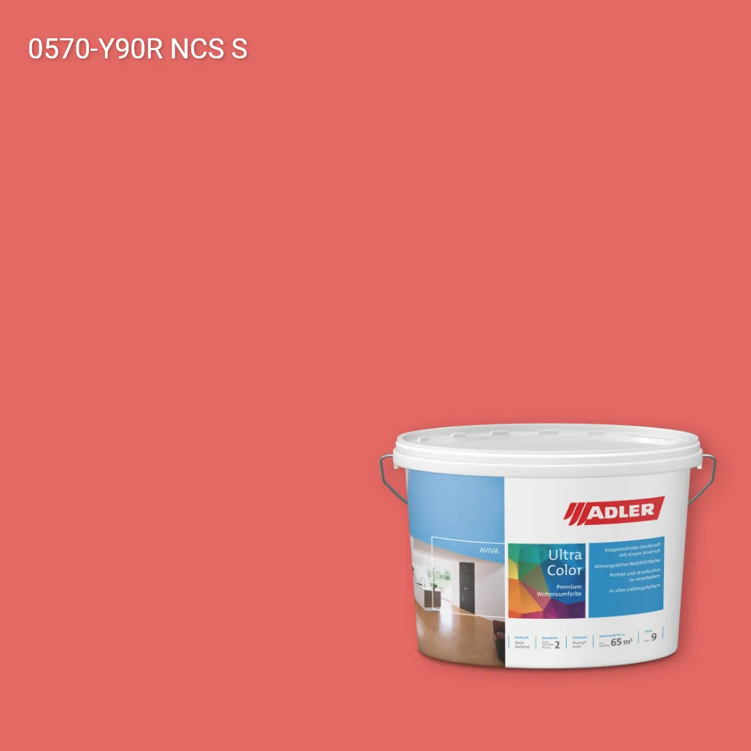 Інтер'єрна фарба Aviva Ultra-Color колір NCS S 0570-Y90R, Adler NCS S