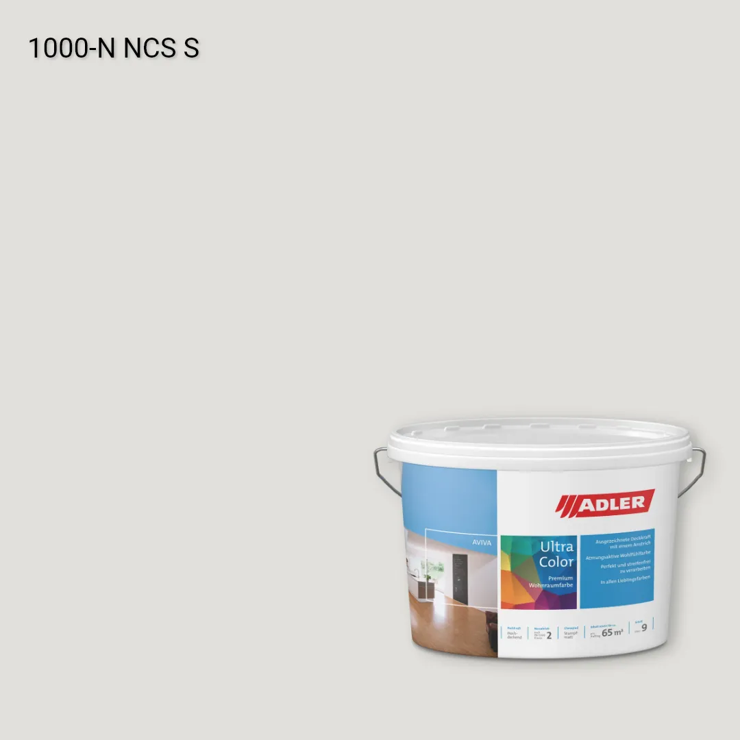 Інтер'єрна фарба Aviva Ultra-Color колір NCS S 1000-N, Adler NCS S