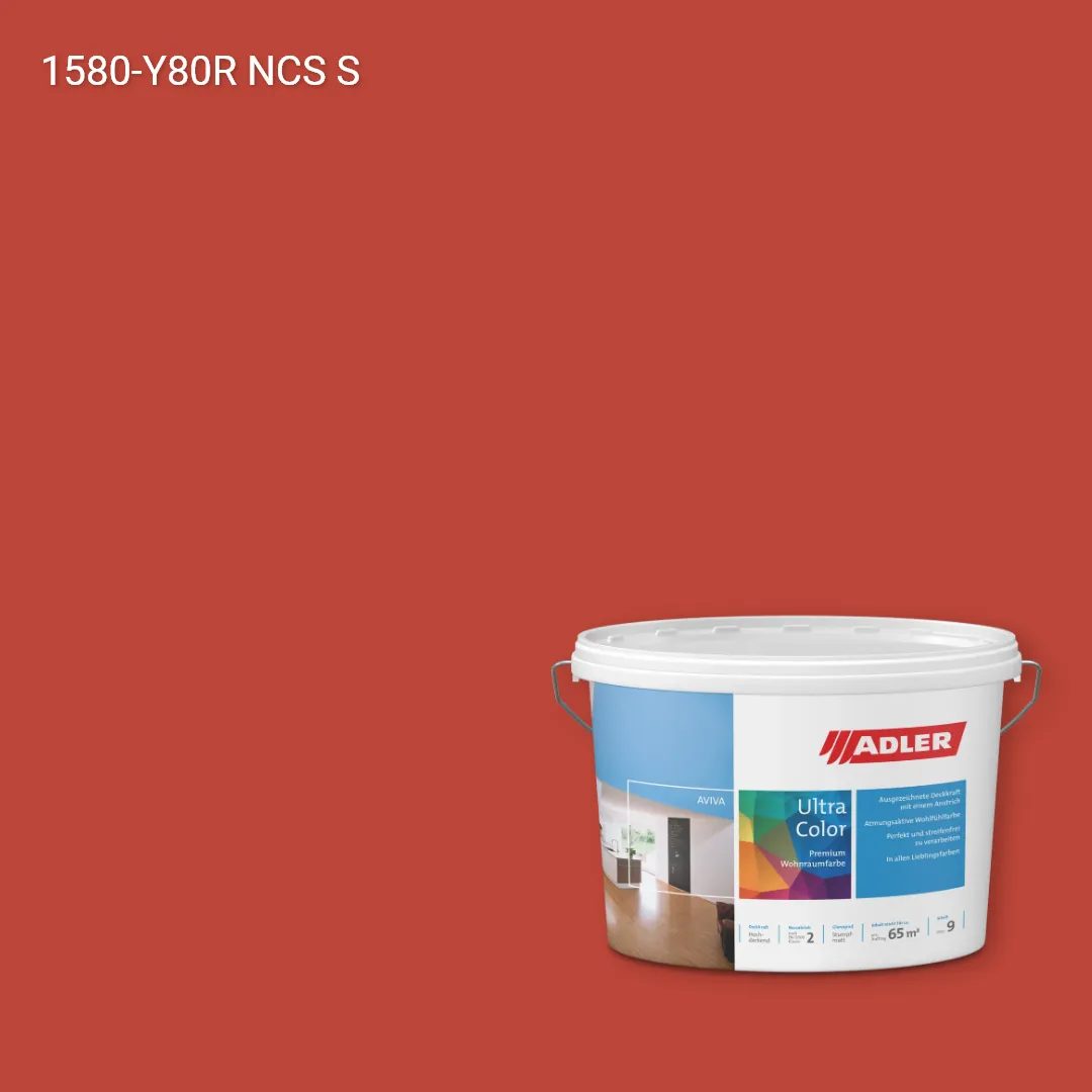 Інтер'єрна фарба Aviva Ultra-Color колір NCS S 1580-Y80R, Adler NCS S