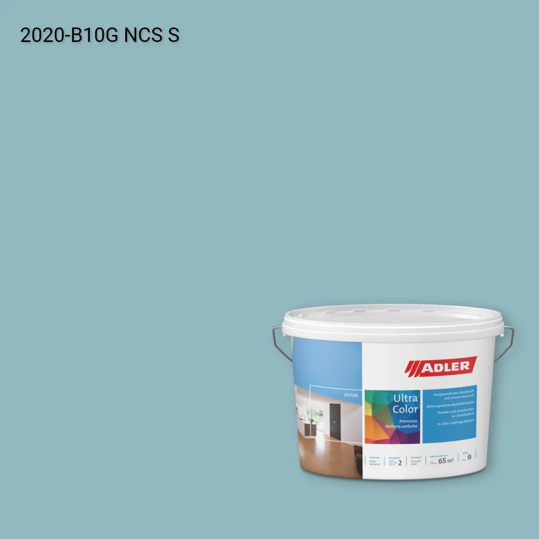 Інтер'єрна фарба Aviva Ultra-Color колір NCS S 2020-B10G, Adler NCS S