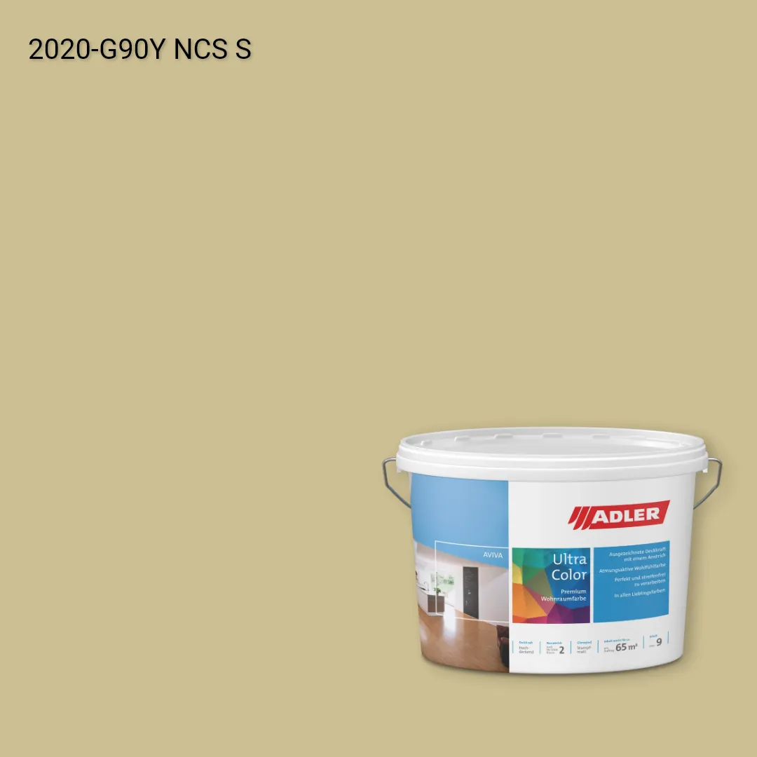 Інтер'єрна фарба Aviva Ultra-Color колір NCS S 2020-G90Y, Adler NCS S