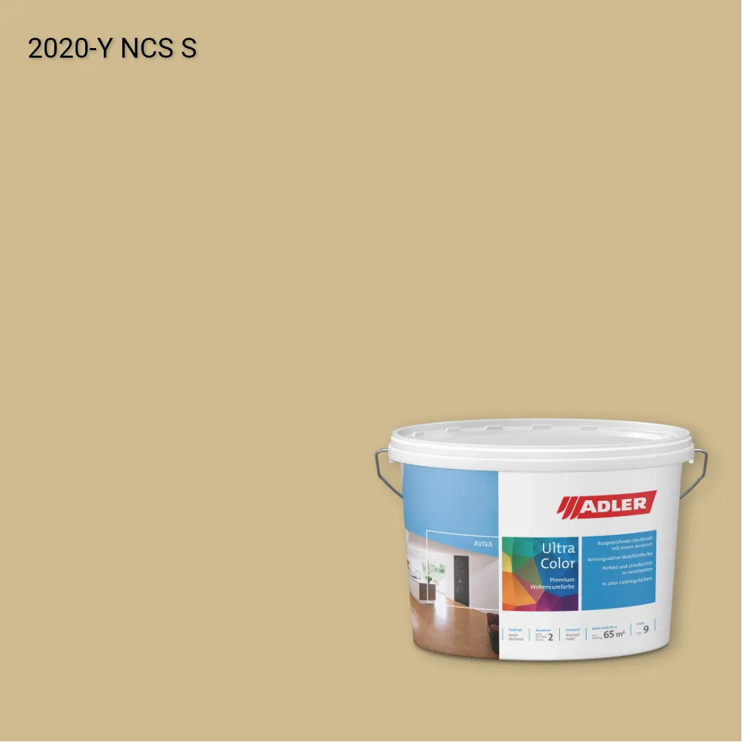 Інтер'єрна фарба Aviva Ultra-Color колір NCS S 2020-Y, Adler NCS S