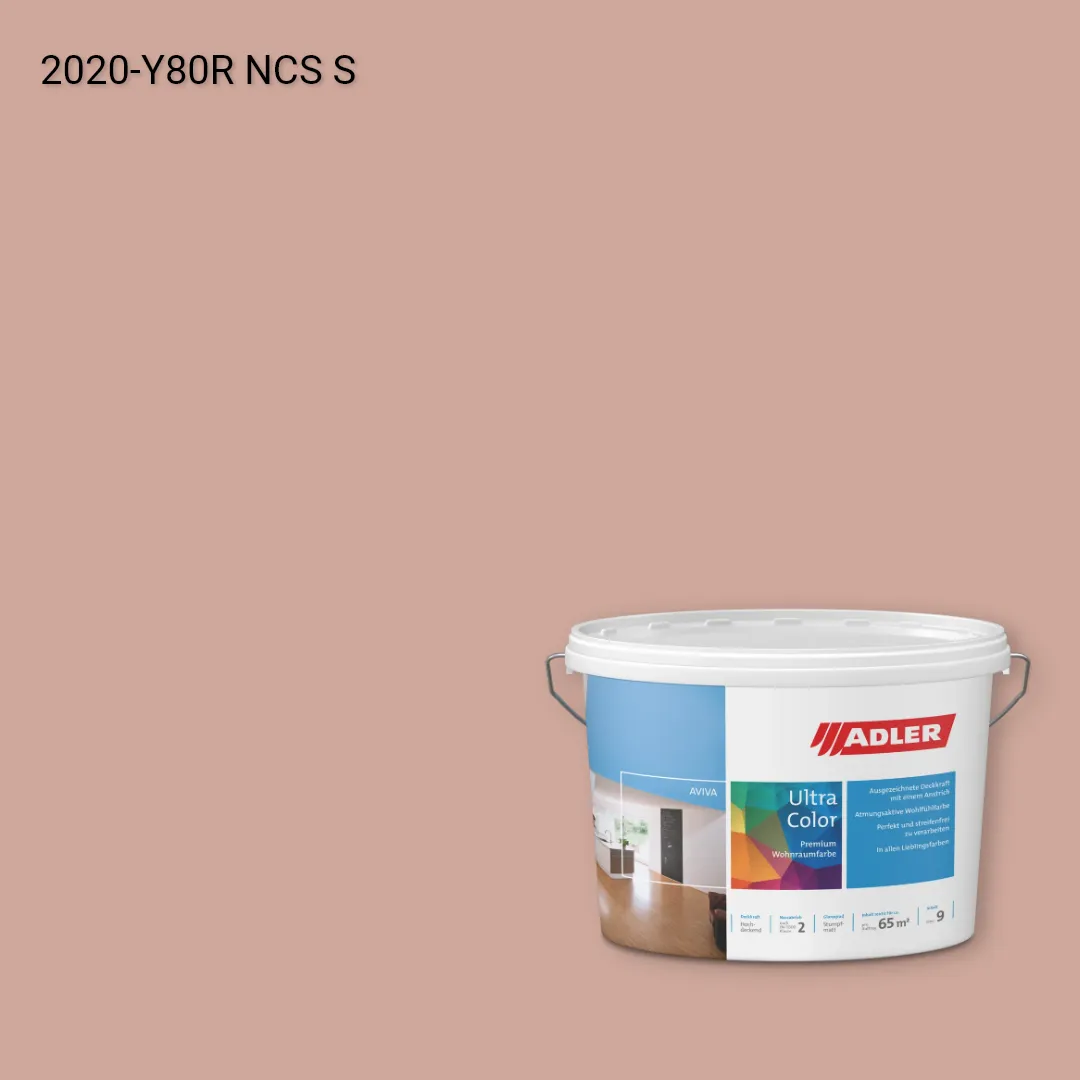 Інтер'єрна фарба Aviva Ultra-Color колір NCS S 2020-Y80R, Adler NCS S