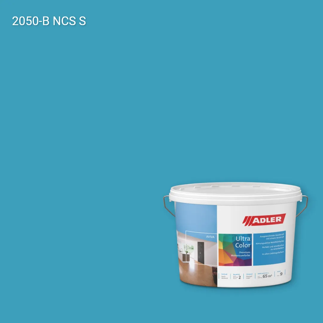 Інтер'єрна фарба Aviva Ultra-Color колір NCS S 2050-B, Adler NCS S