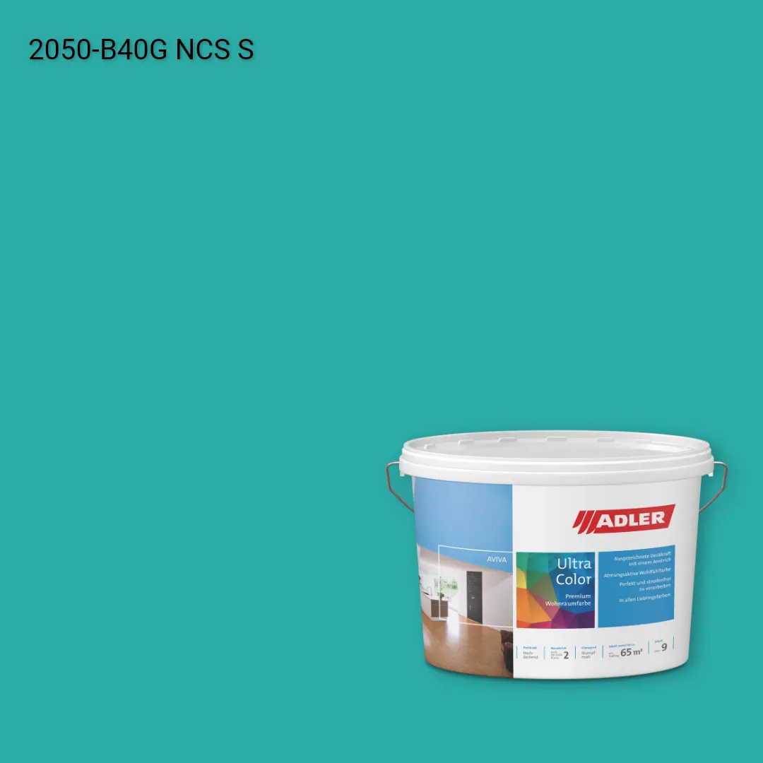 Інтер'єрна фарба Aviva Ultra-Color колір NCS S 2050-B40G, Adler NCS S