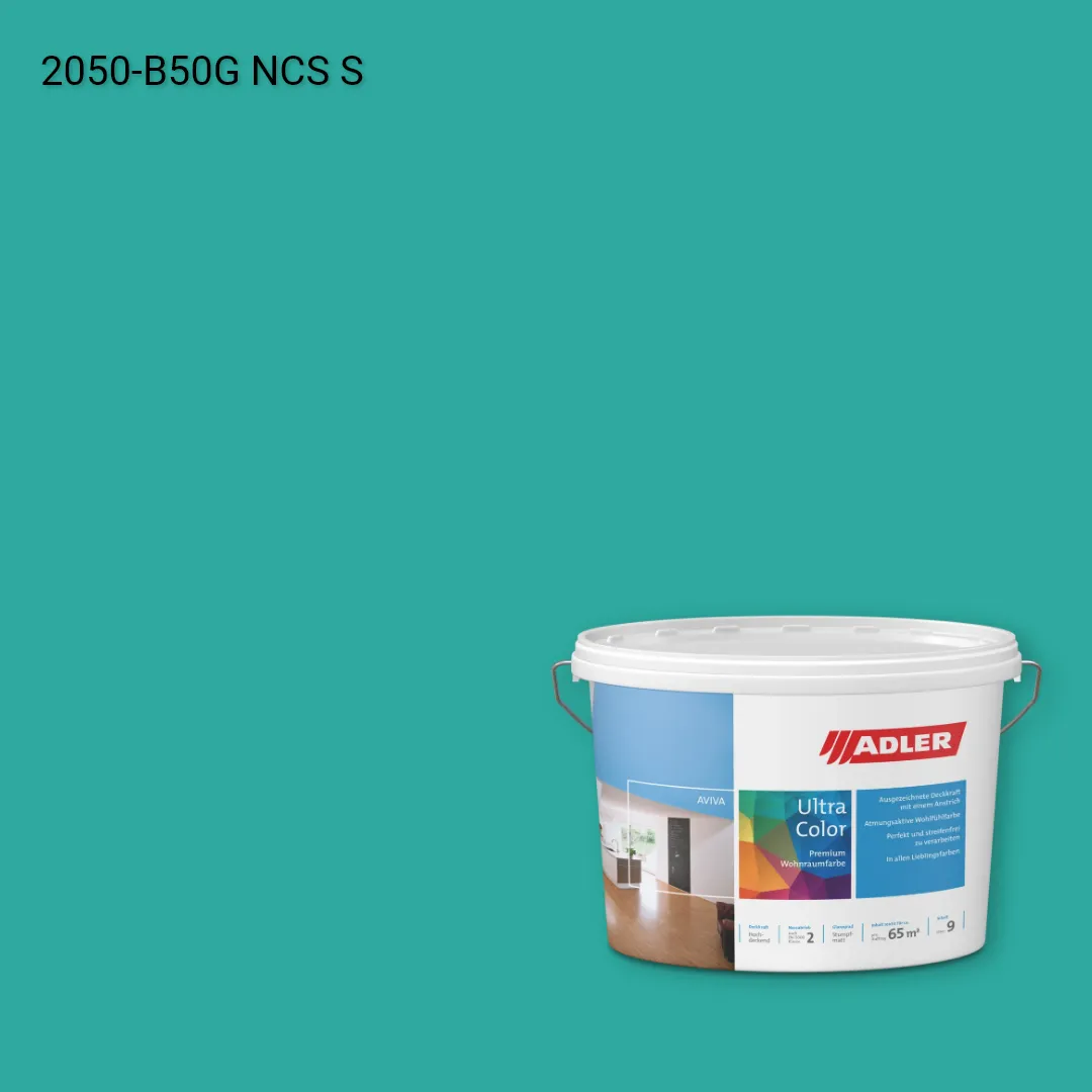 Інтер'єрна фарба Aviva Ultra-Color колір NCS S 2050-B50G, Adler NCS S