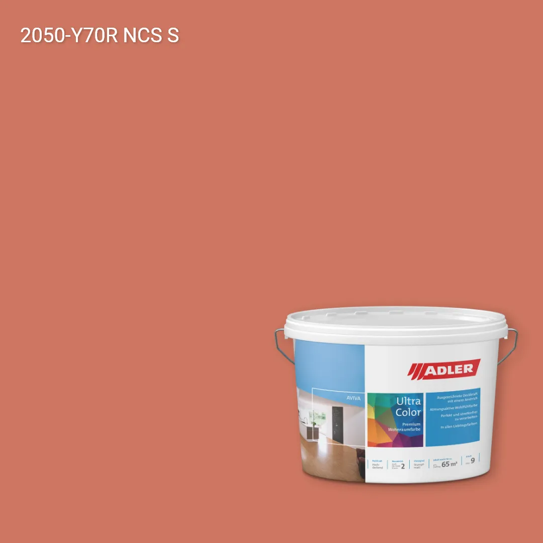 Інтер'єрна фарба Aviva Ultra-Color колір NCS S 2050-Y70R, Adler NCS S