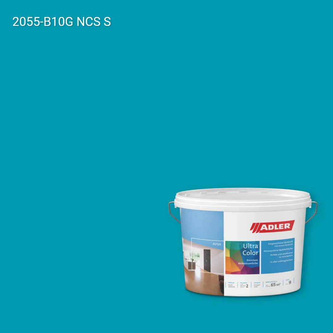Інтер'єрна фарба Aviva Ultra-Color колір NCS S 2055-B10G, Adler NCS S