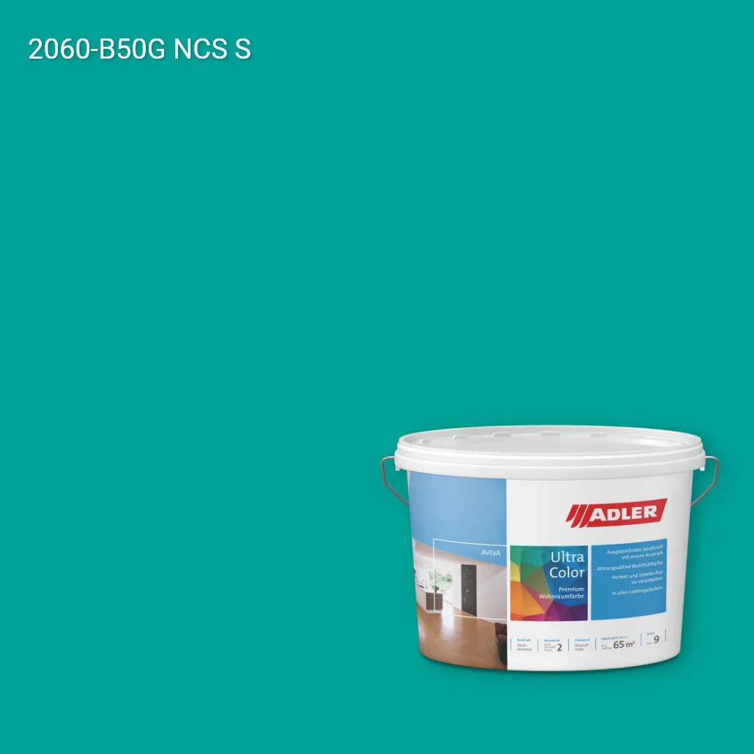 Інтер'єрна фарба Aviva Ultra-Color колір NCS S 2060-B50G, Adler NCS S