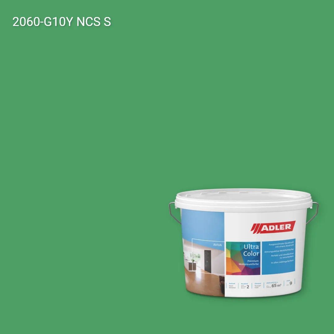 Інтер'єрна фарба Aviva Ultra-Color колір NCS S 2060-G10Y, Adler NCS S
