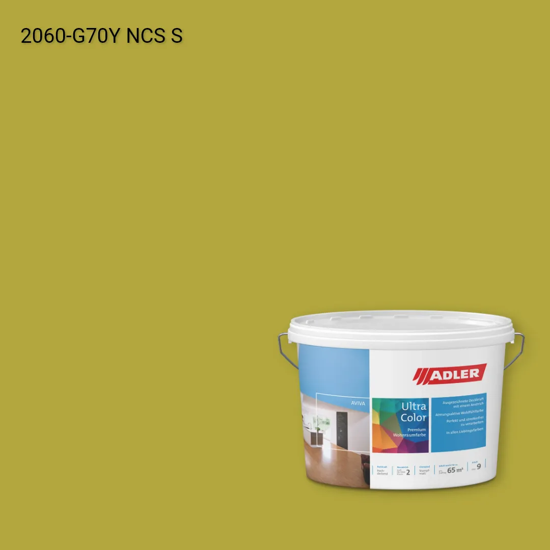 Інтер'єрна фарба Aviva Ultra-Color колір NCS S 2060-G70Y, Adler NCS S