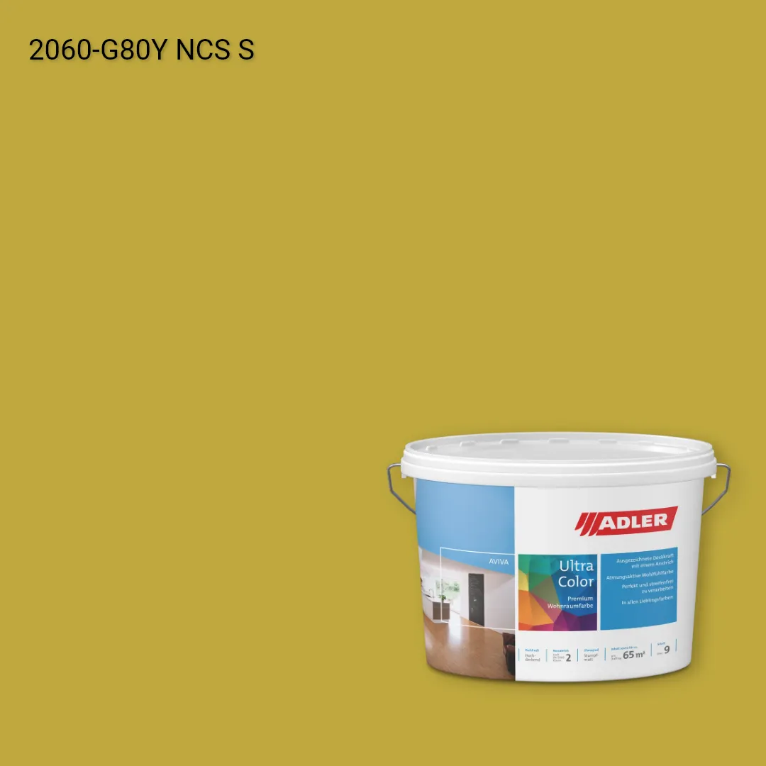Інтер'єрна фарба Aviva Ultra-Color колір NCS S 2060-G80Y, Adler NCS S
