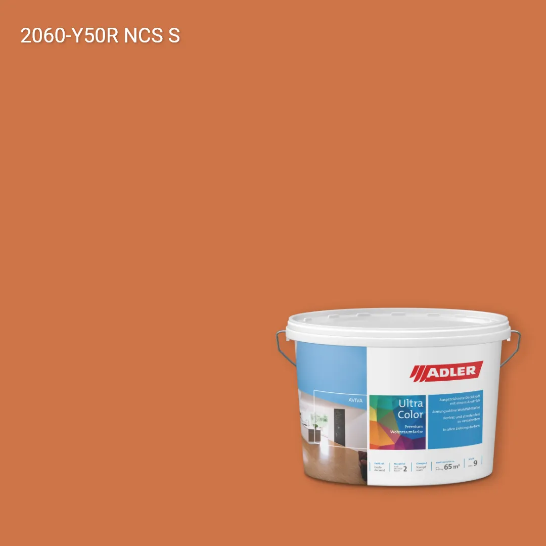 Інтер'єрна фарба Aviva Ultra-Color колір NCS S 2060-Y50R, Adler NCS S Інтер'єрна фарба Aviva Ultra-Color колір NCS S 2060-Y50R, Adler NCS S