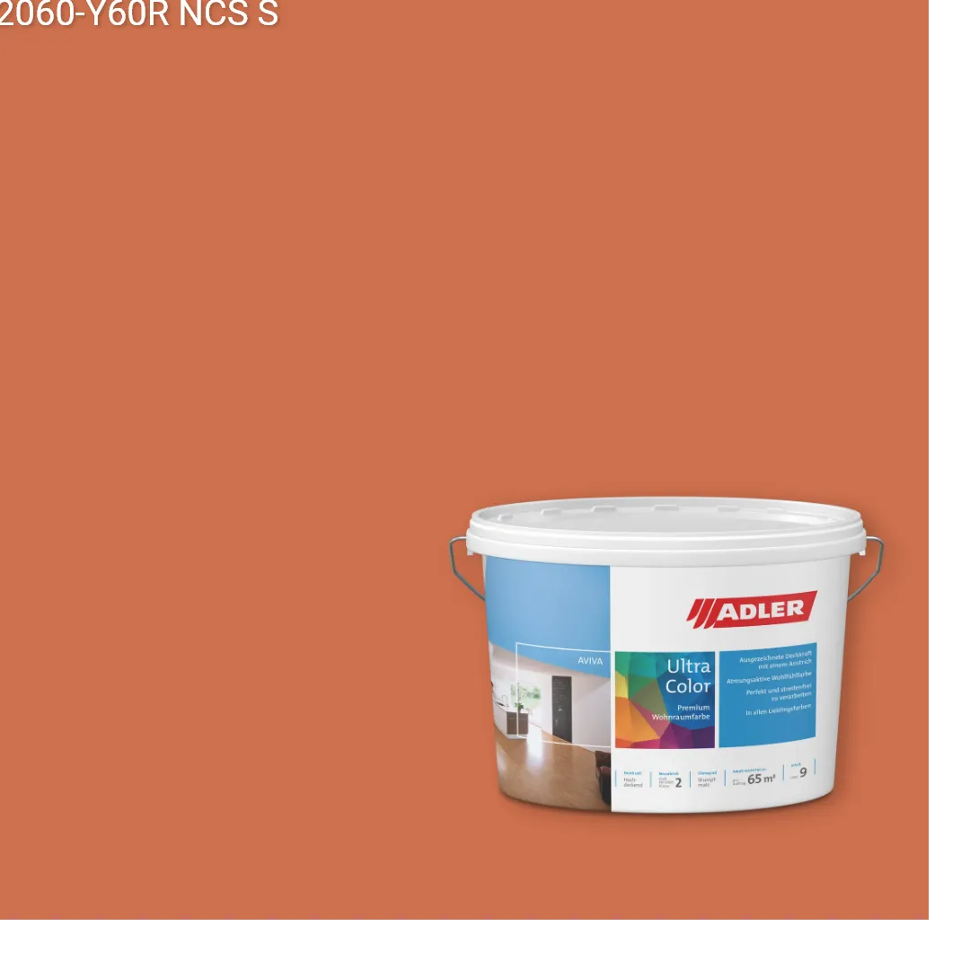 Інтер'єрна фарба Aviva Ultra-Color колір NCS S 2060-Y60R, Adler NCS S