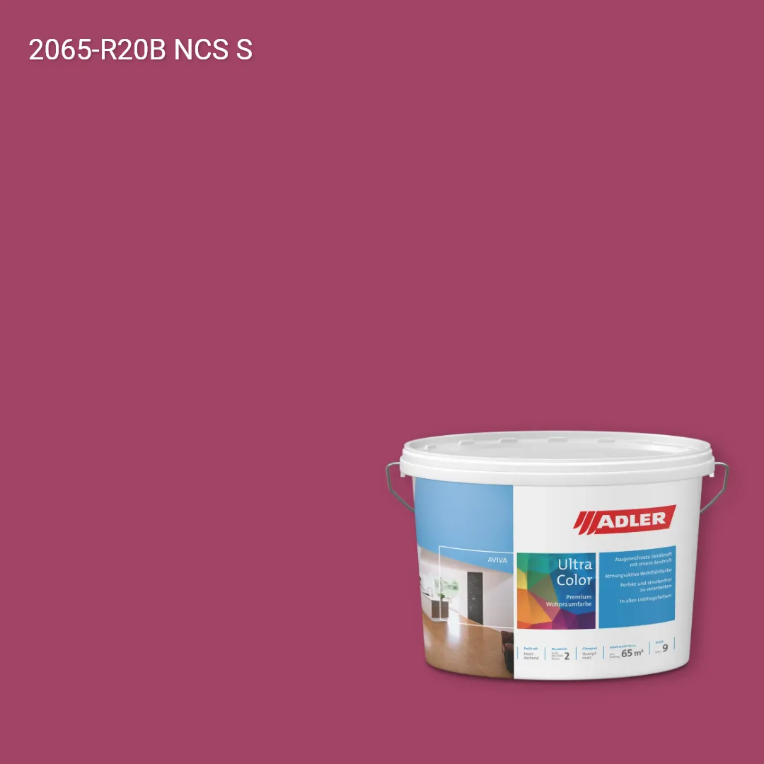 Інтер'єрна фарба Aviva Ultra-Color колір NCS S 2065-R20B, Adler NCS S