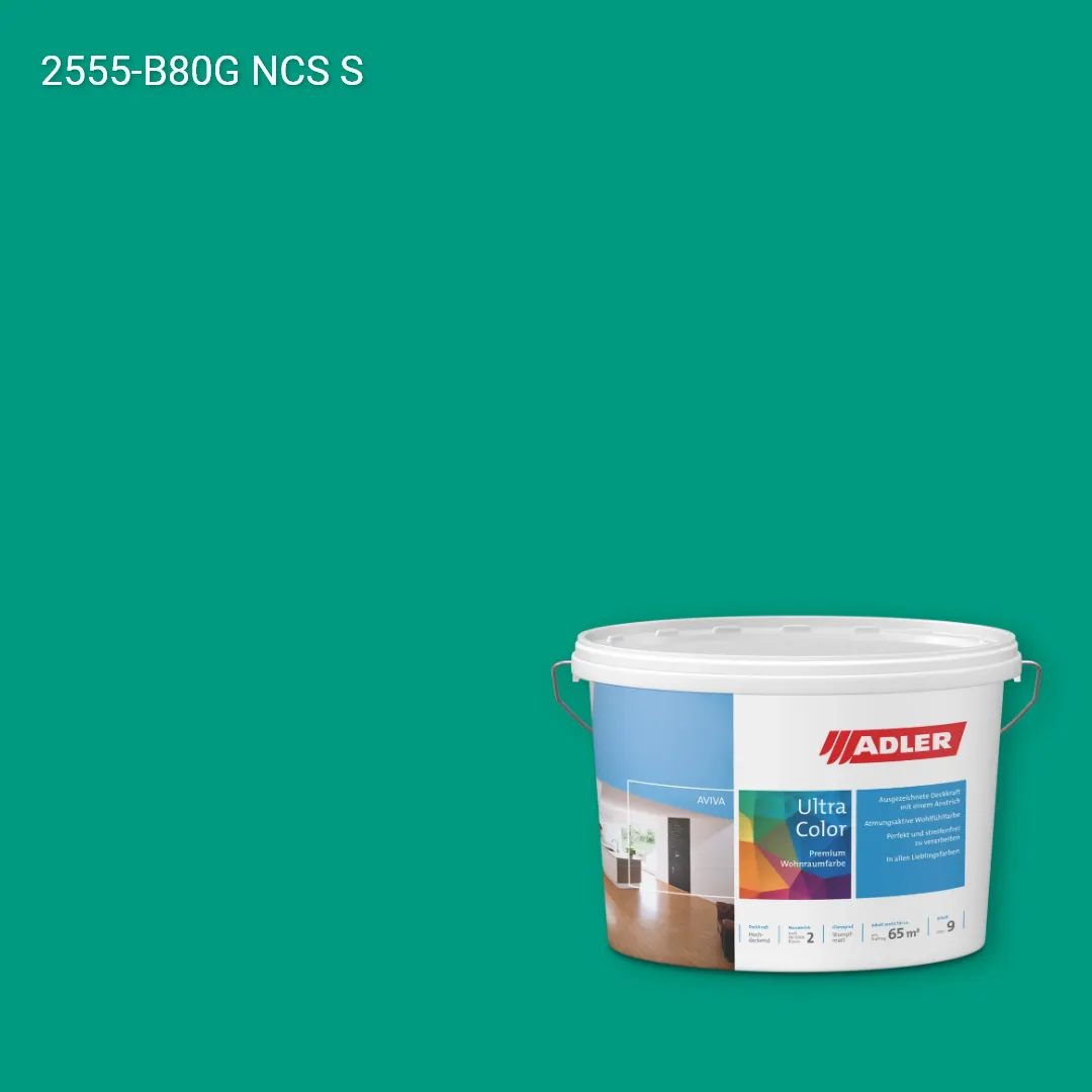 Інтер'єрна фарба Aviva Ultra-Color колір NCS S 2555-B80G, Adler NCS S