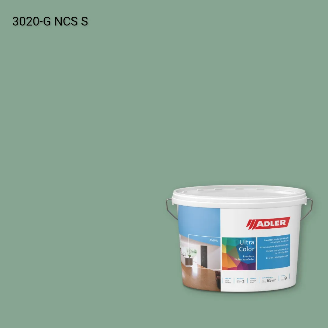 Інтер'єрна фарба Aviva Ultra-Color колір NCS S 3020-G, Adler NCS S