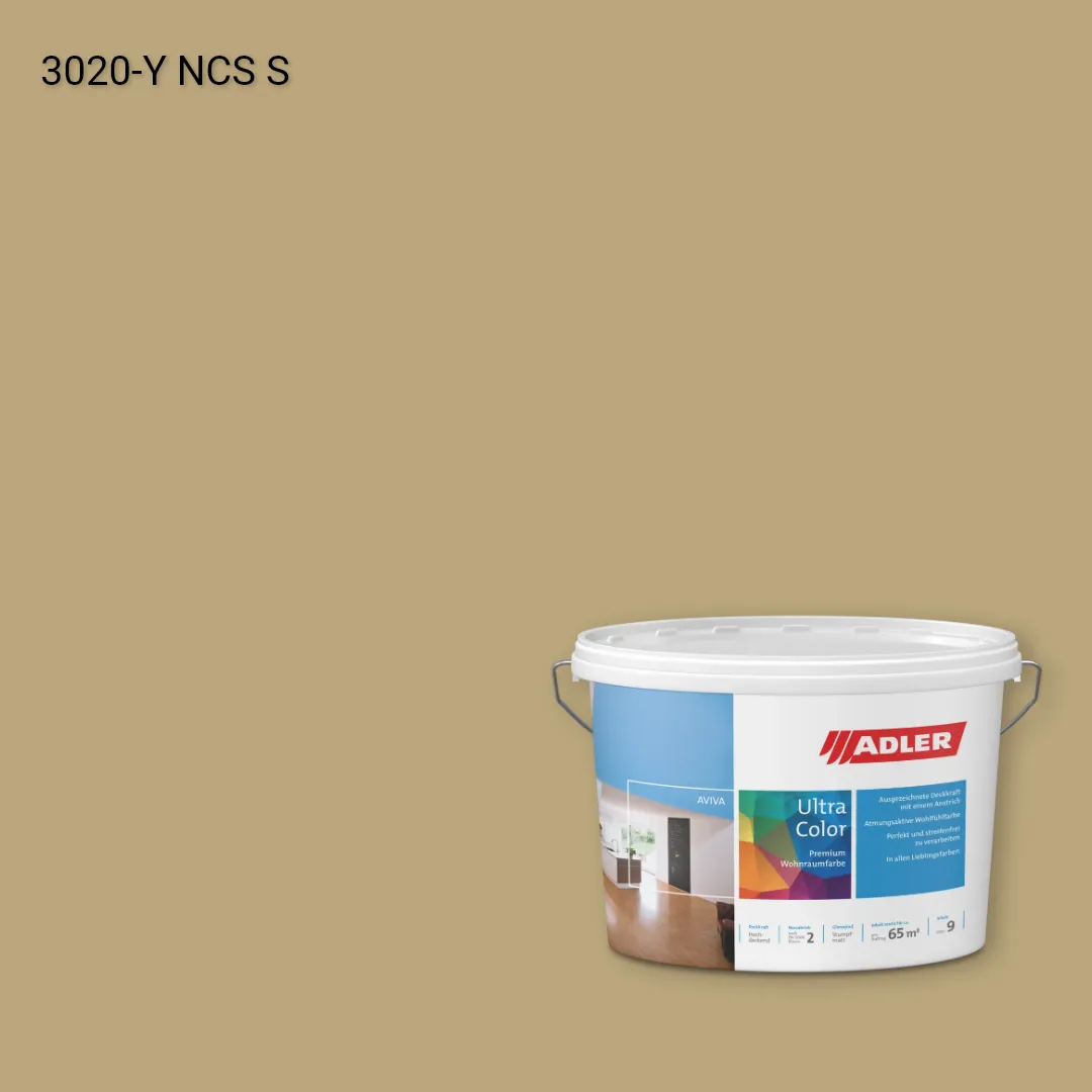 Інтер'єрна фарба Aviva Ultra-Color колір NCS S 3020-Y, Adler NCS S