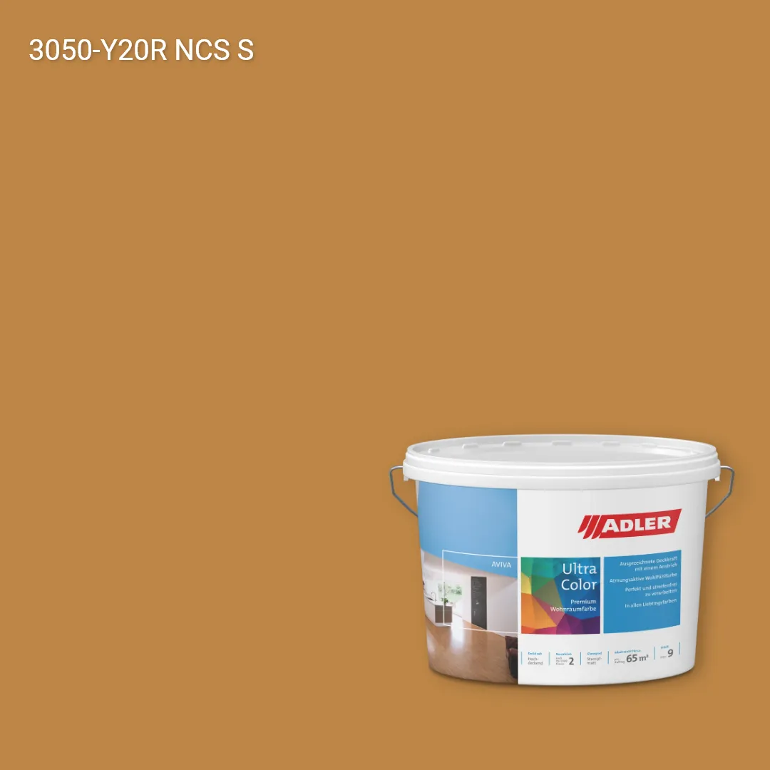 Інтер'єрна фарба Aviva Ultra-Color колір NCS S 3050-Y20R, Adler NCS S