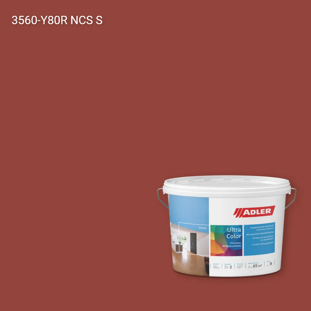 Інтер'єрна фарба Aviva Ultra-Color колір NCS S 3560-Y80R, Adler NCS S