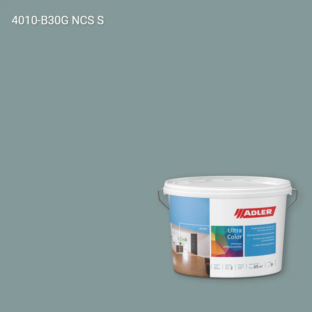 Інтер'єрна фарба Aviva Ultra-Color колір NCS S 4010-B30G, Adler NCS S