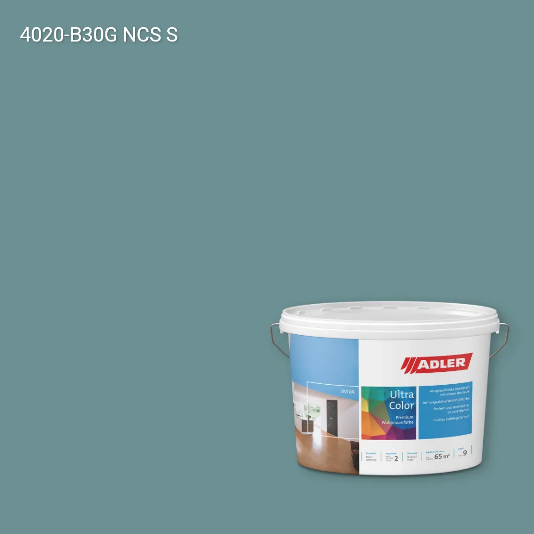 Інтер'єрна фарба Aviva Ultra-Color колір NCS S 4020-B30G, Adler NCS S