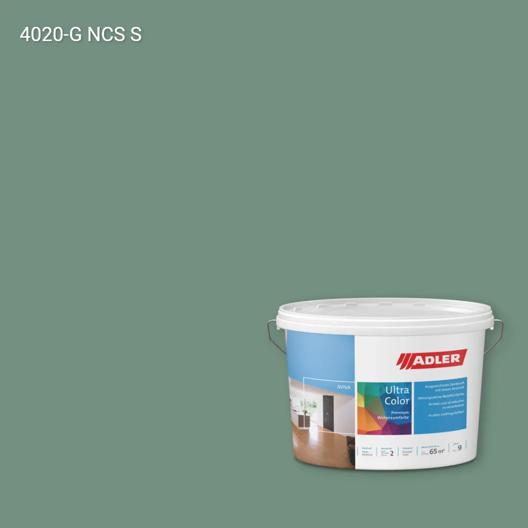 Інтер'єрна фарба Aviva Ultra-Color колір NCS S 4020-G, Adler NCS S