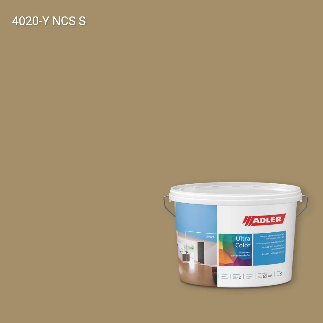 Інтер'єрна фарба Aviva Ultra-Color колір NCS S 4020-Y, Adler NCS S