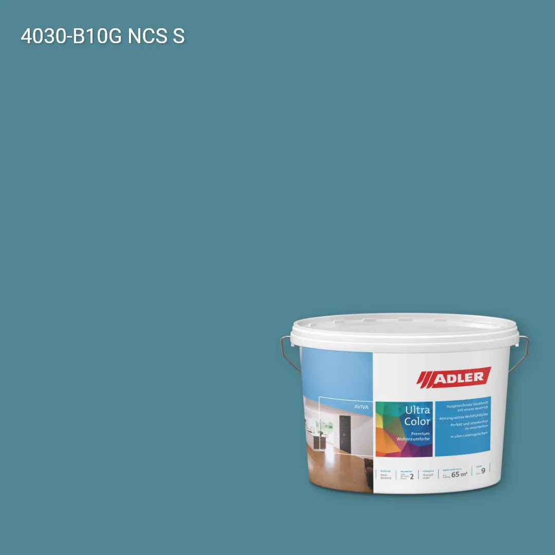 Інтер'єрна фарба Aviva Ultra-Color колір NCS S 4030-B10G, Adler NCS S