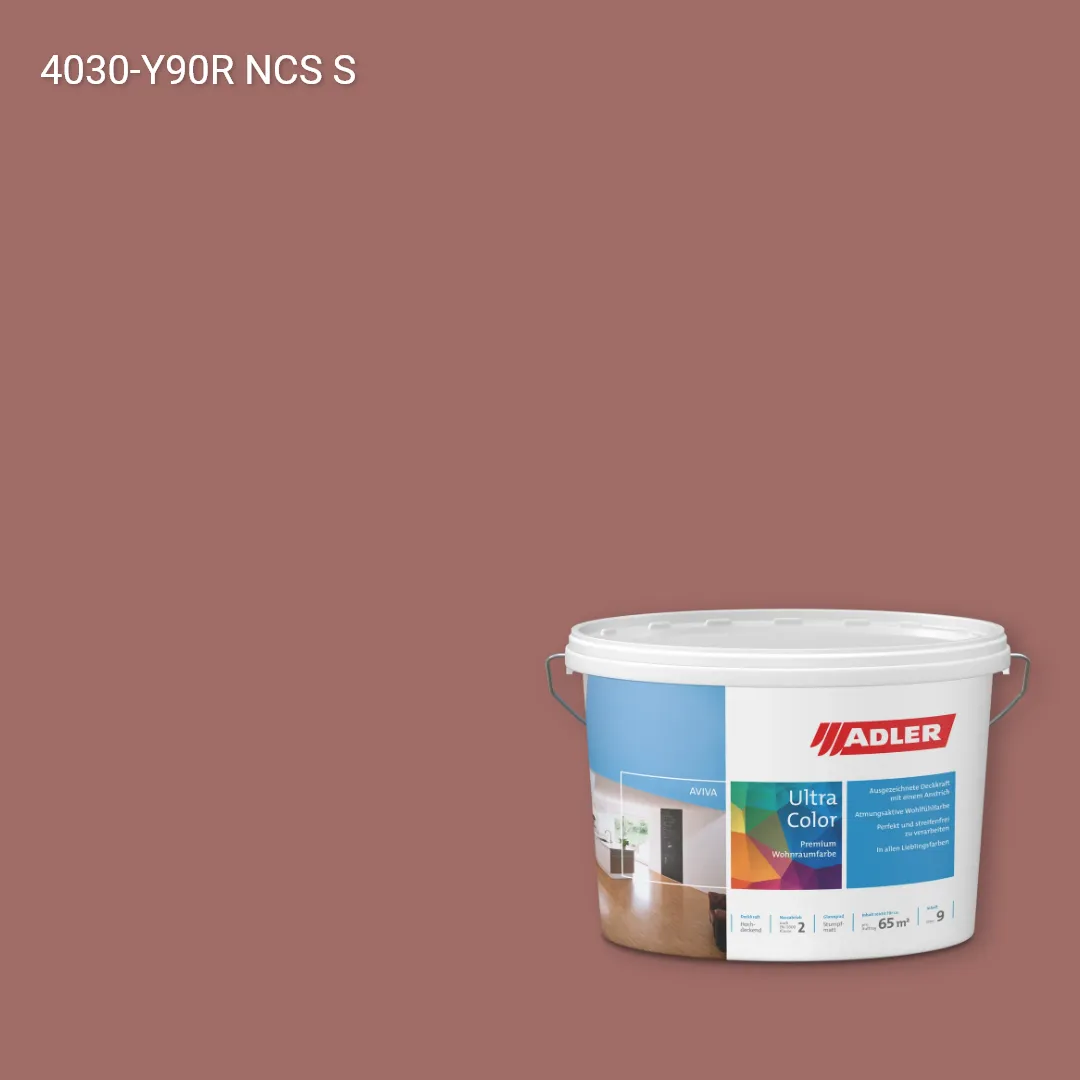 Інтер'єрна фарба Aviva Ultra-Color колір NCS S 4030-Y90R, Adler NCS S