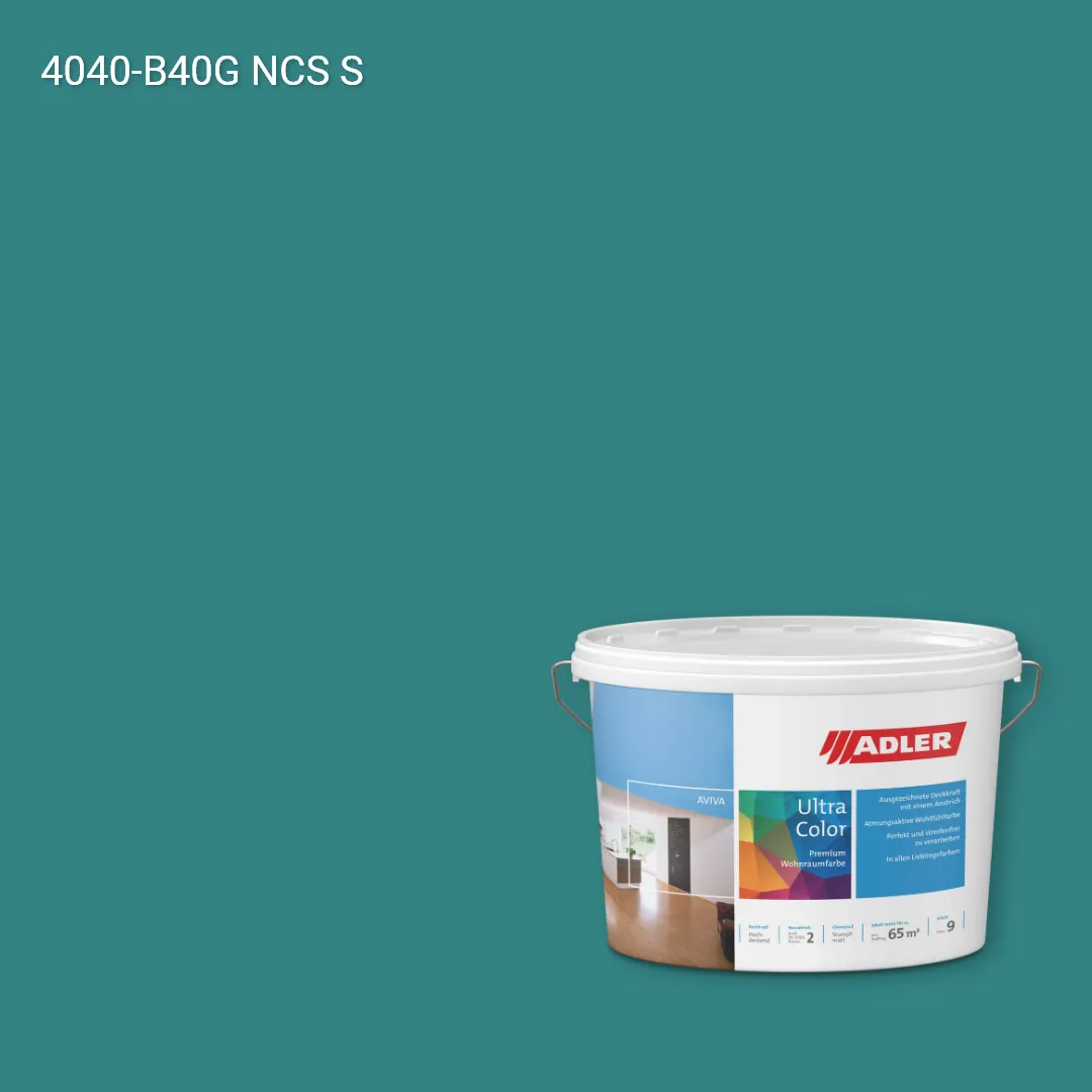 Інтер'єрна фарба Aviva Ultra-Color колір NCS S 4040-B40G, Adler NCS S