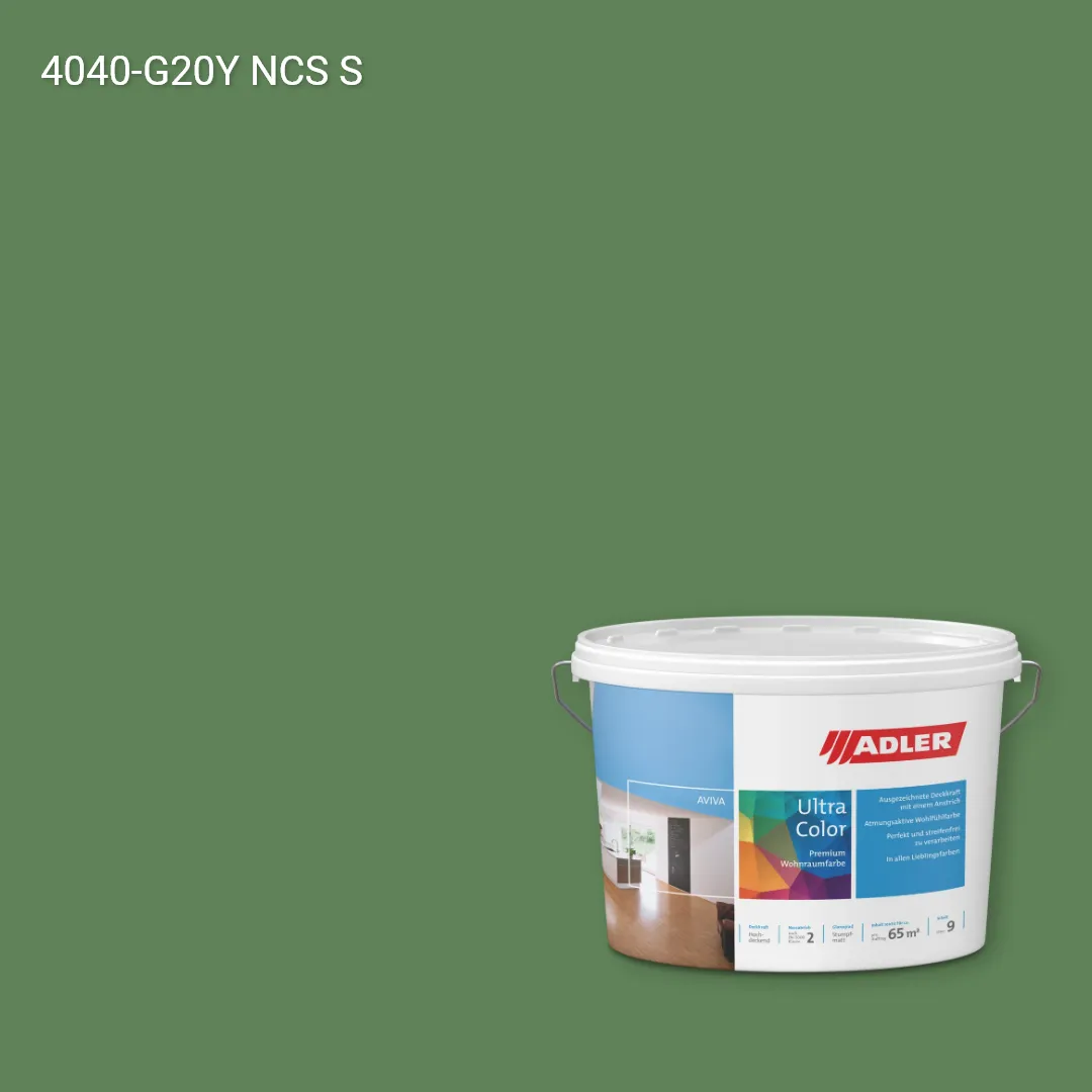 Інтер'єрна фарба Aviva Ultra-Color колір NCS S 4040-G20Y, Adler NCS S