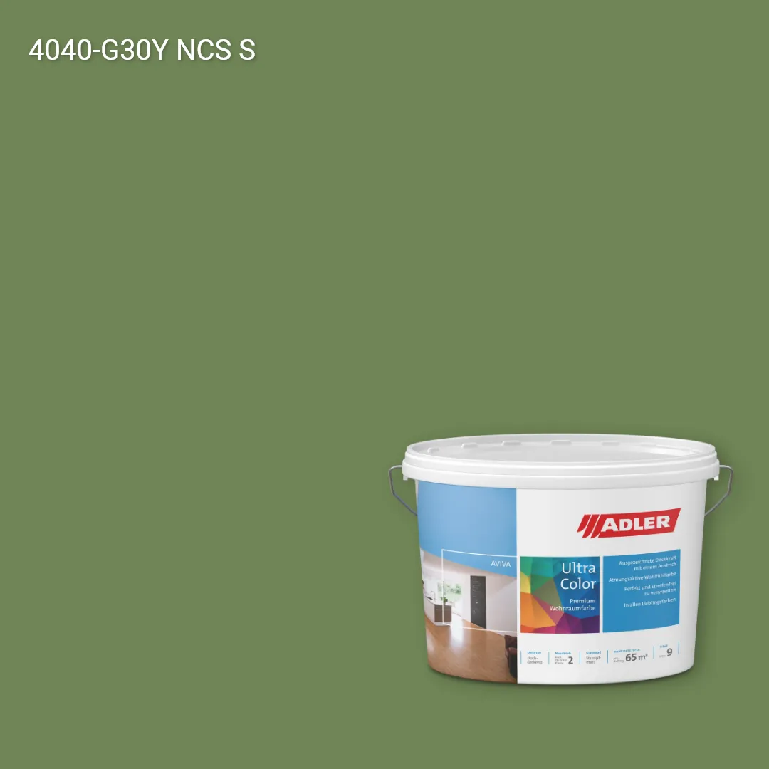 Інтер'єрна фарба Aviva Ultra-Color колір NCS S 4040-G30Y, Adler NCS S