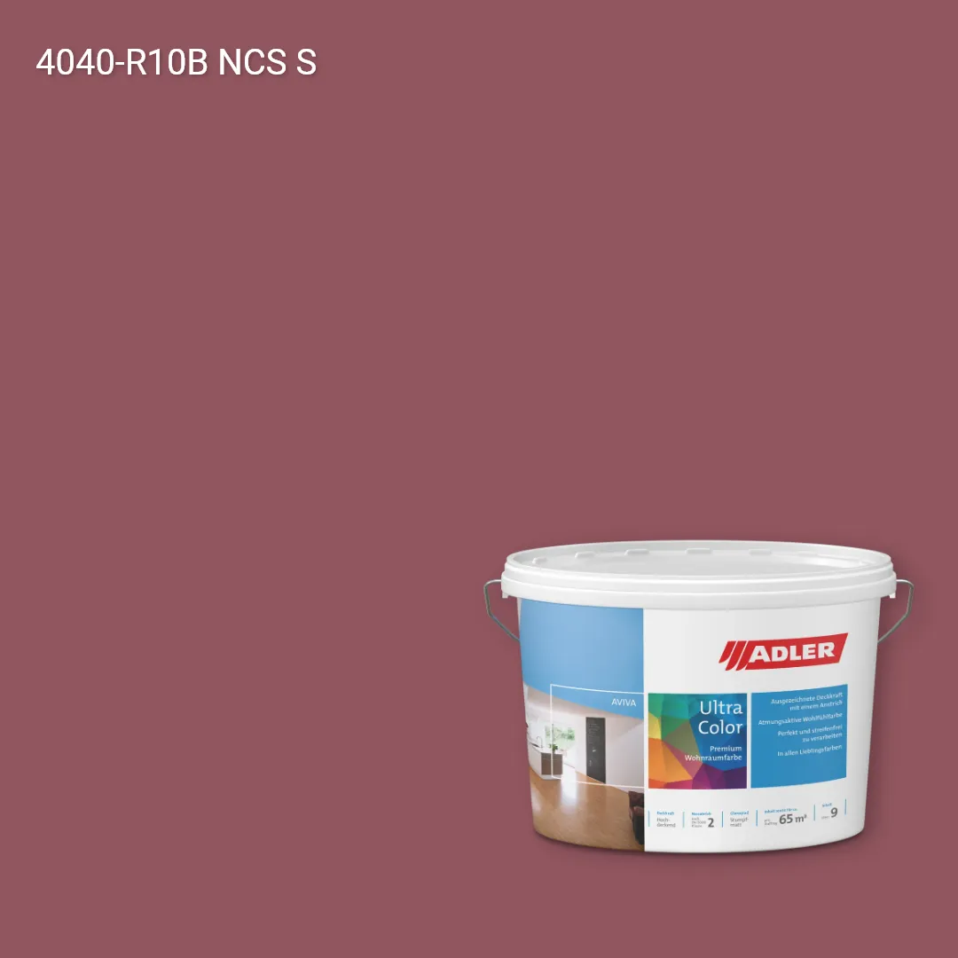 Інтер'єрна фарба Aviva Ultra-Color колір NCS S 4040-R10B, Adler NCS S